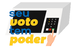 Voto Poder Sticker by Luiz Carlos Busato