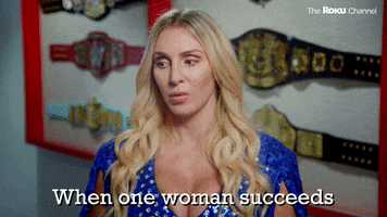 Charlotte Flair Wwe GIF by The Roku Channel