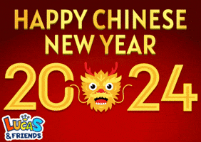 Happy Chinese New Year GIF by Lucas and Friends by RV AppStudios