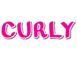 Curl Curlygirl Sticker
