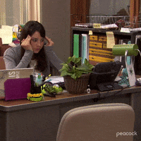 Stressed Season 3 GIF by Parks and Recreation