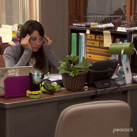 Stressed Season 3 GIF by Parks and Recreation