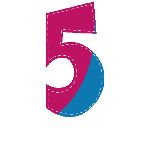  Numbers Cinq Sticker by Hobbykokken for iOS & Android | GIPHY