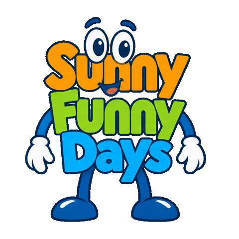 Wave Hello Sticker by Sunny Funny Days