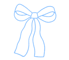 Bow Sticker by HopeUC