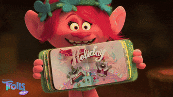 Celebrate Trolls Holiday GIF by DreamWorks Trolls