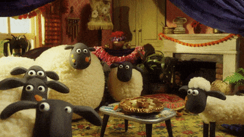 celebrate shaun the sheep GIF by Aardman Animations
