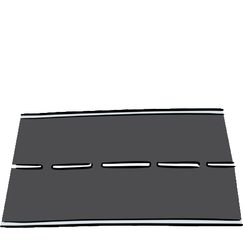 Car Driving Sticker by The Baby's Brew