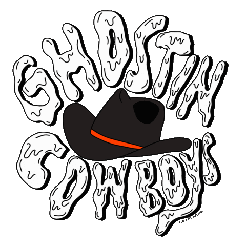 Wild West Cowboy Sticker by Old Sole Designs