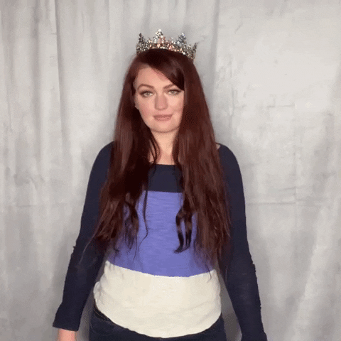 Strong Woman Queen GIF by Ryn Dean