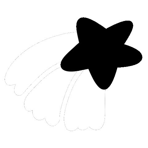 Black And White Space Sticker