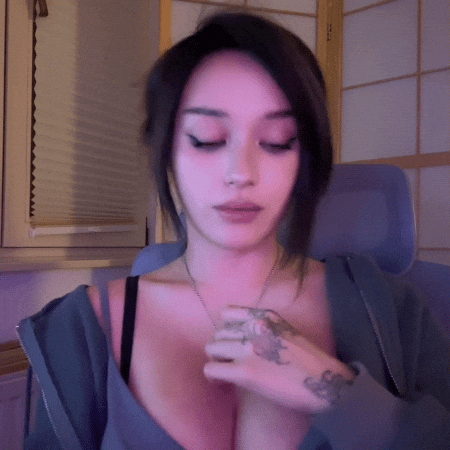 Cute Girl Twitch GIF