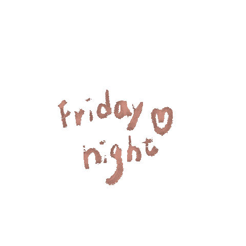 Friday Night Love Sticker