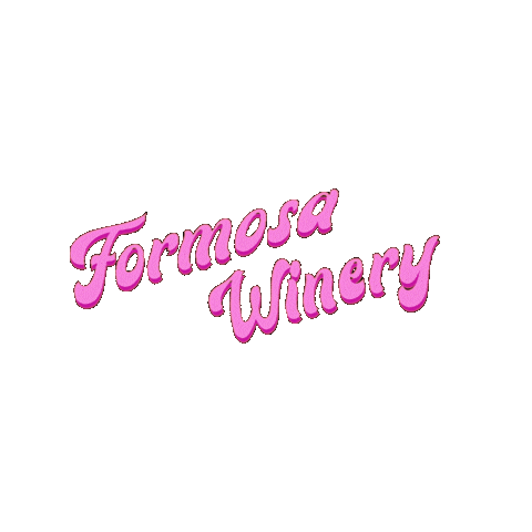 Pink Wine Sticker by formosawinery