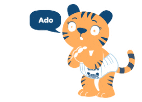 Heytiger Wow Sticker by Hey Tiger by R+F