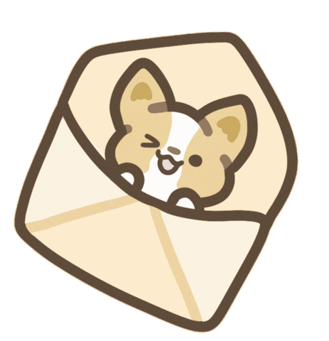 Dogs Shop Small Sticker by corgiyolk