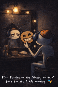 The Professional Mask: Smile Through It