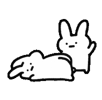 Couple Rabbit Sticker