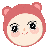 Happy Girl Sticker
