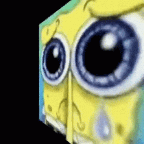 Dramatic Zoom Sad Spongebob GIF