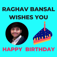 Happy Birthday Lets Party GIF by Raghav Bansal