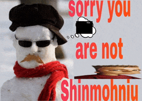 Snow Man GIF