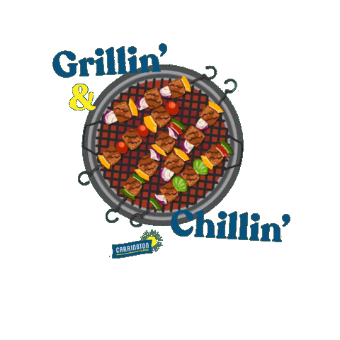 Grilling Grill And Chill Sticker by Carrington Farms