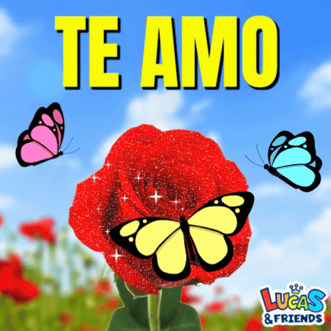 Te Amo Mucho Love You GIF by Lucas and Friends by RV AppStudios