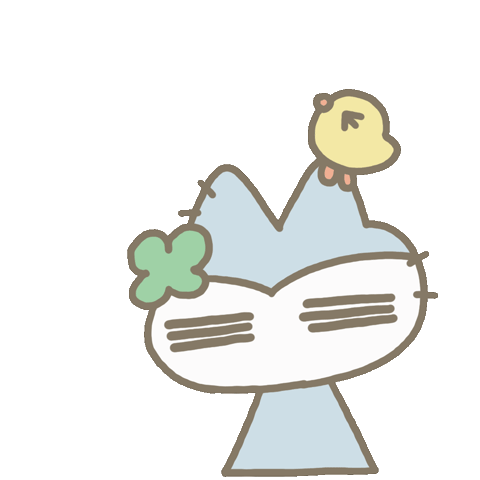 Good Morning Cat Sticker