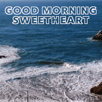 Good Morning Beautiful Water GIF by GIPHY Studios Originals