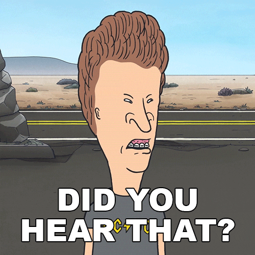 Hear That Beavis And Butthead GIF by Paramount+