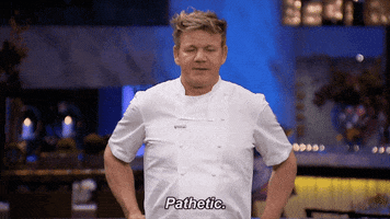 Sad Gordon Ramsay GIF by Hell's Kitchen's Kitchen