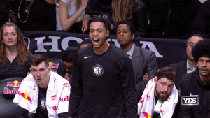 jumping stand up GIF by NBA