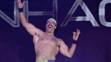 excited rock n roll GIF by WWE