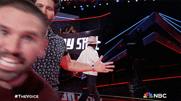 Excited Dan And Shay GIF by The Voice