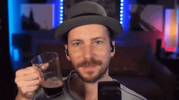 Troy Baker Coffee GIF by Play Watch Listen Podcast