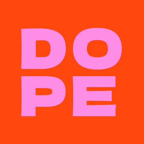 Typography Dope GIF