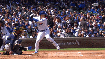 Cubs Homerun GIF by Marquee Sports Network