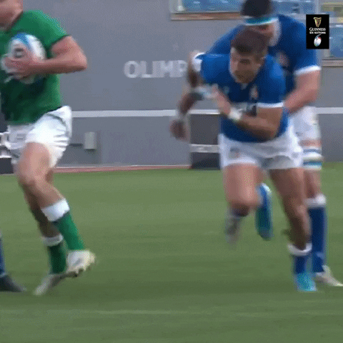 Irish Rugby Running GIF by Guinness Six Nations