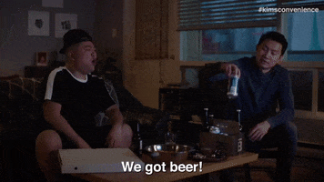 Food Drink Beer GIF by Kim's Convenience