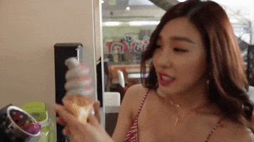 ice cream wow GIF by Tiffany Young
