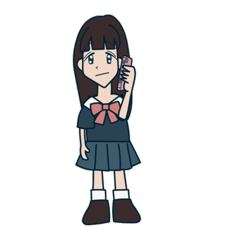 Sick Anime Girl Sticker