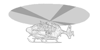 Rescue Helicopter Sticker by HUNHEMS