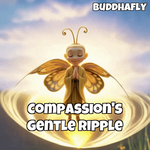 Butterfly Meditation GIF by BuddhaFlyJourney