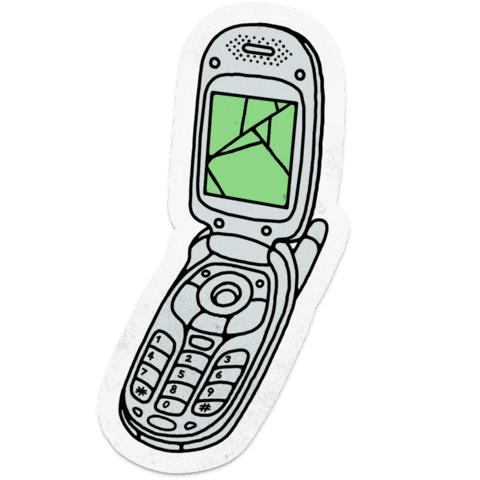 Old School Party Sticker