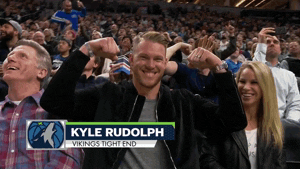 kyle rudolph nfl GIF by NBA