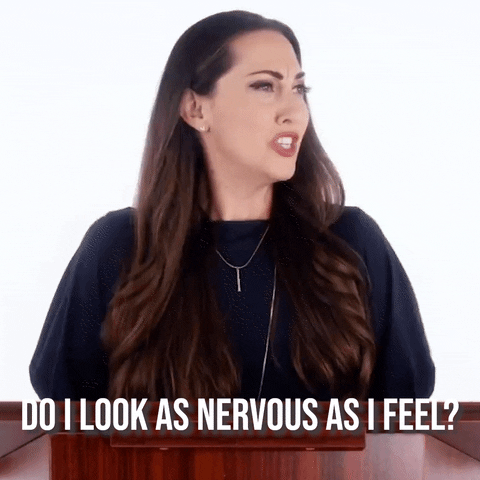 Nervous Youtube GIF by Vanessa Van Edwards - Find & Share on GIPHY
