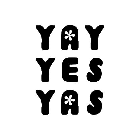 Flowers Yes Sticker by Alli K Design