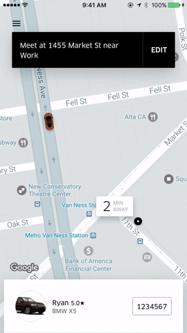 location uber pickup riders GIF