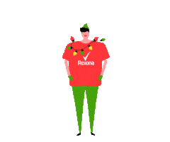 Dance Christmas Sticker by Rexona Baltics